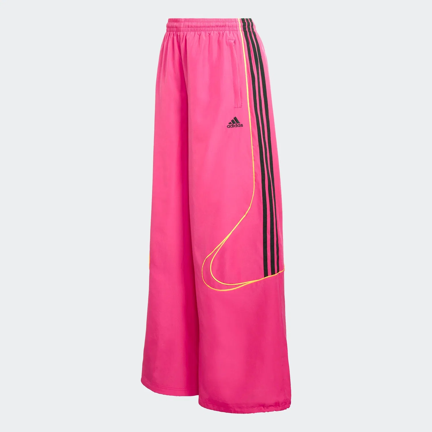 Широкие брюки Adidas Originals розового цвета — фото 2