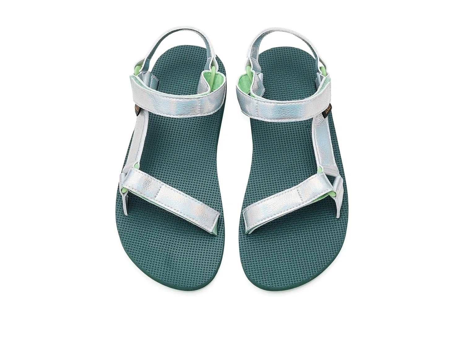 Детские спортивные сандалии для мальчиков с регулировкой Original Universal Teva, Shine Quiet Green — фото 2