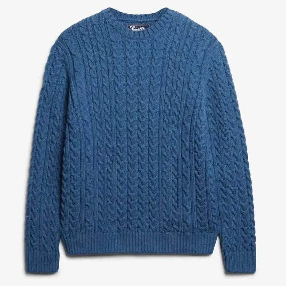 Свитер Jacob Superdry, синий — фото 3