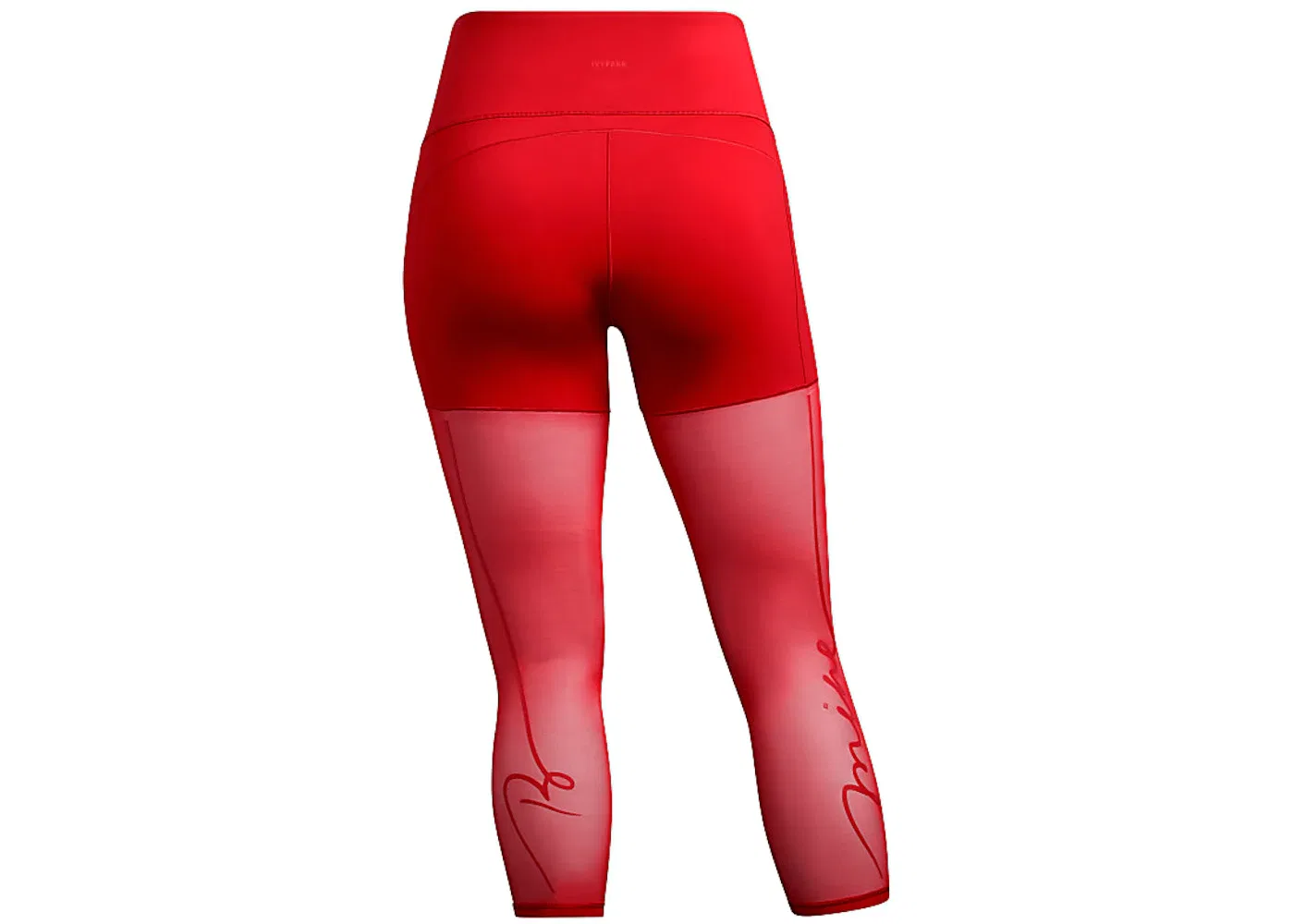 Женские леггинсы с принтом Adidas Ivy Park B Mine Tights (Plus Size) Adidas, Red — фото 2