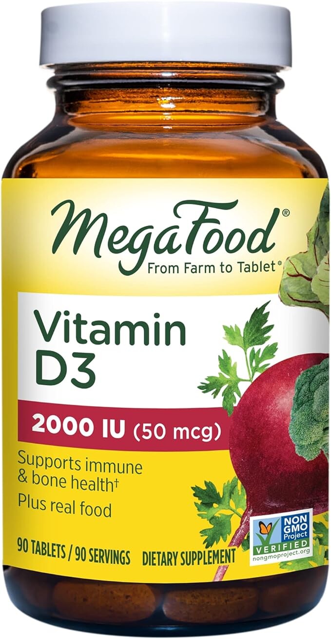 

MegaFood Витамин D3 2000 МЕ (50 мкг) — 90 таблеток