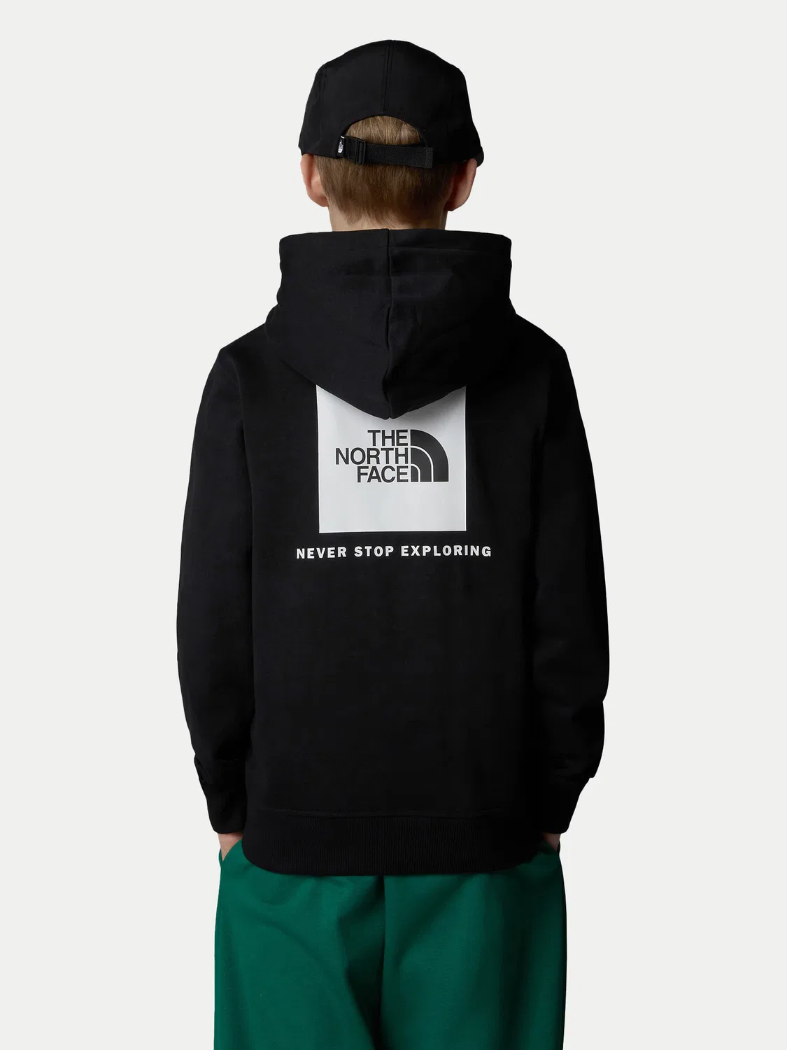 Свитшот свободного кроя для мальчика Redbox The North Face, черный — фото 4