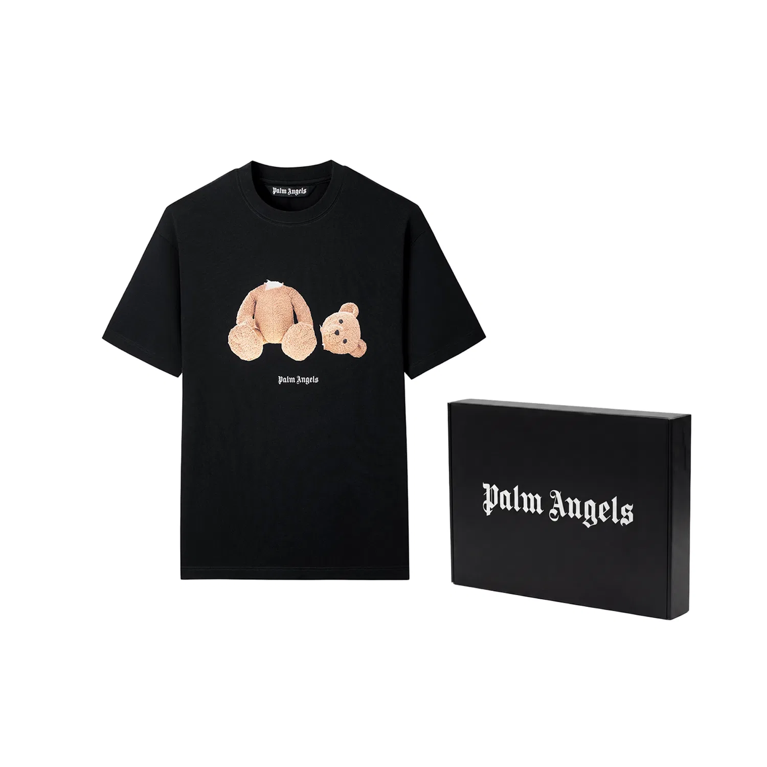 Футболки, унисекс, круглый вырез, тонкие, прямого кроя, Palm Angels
