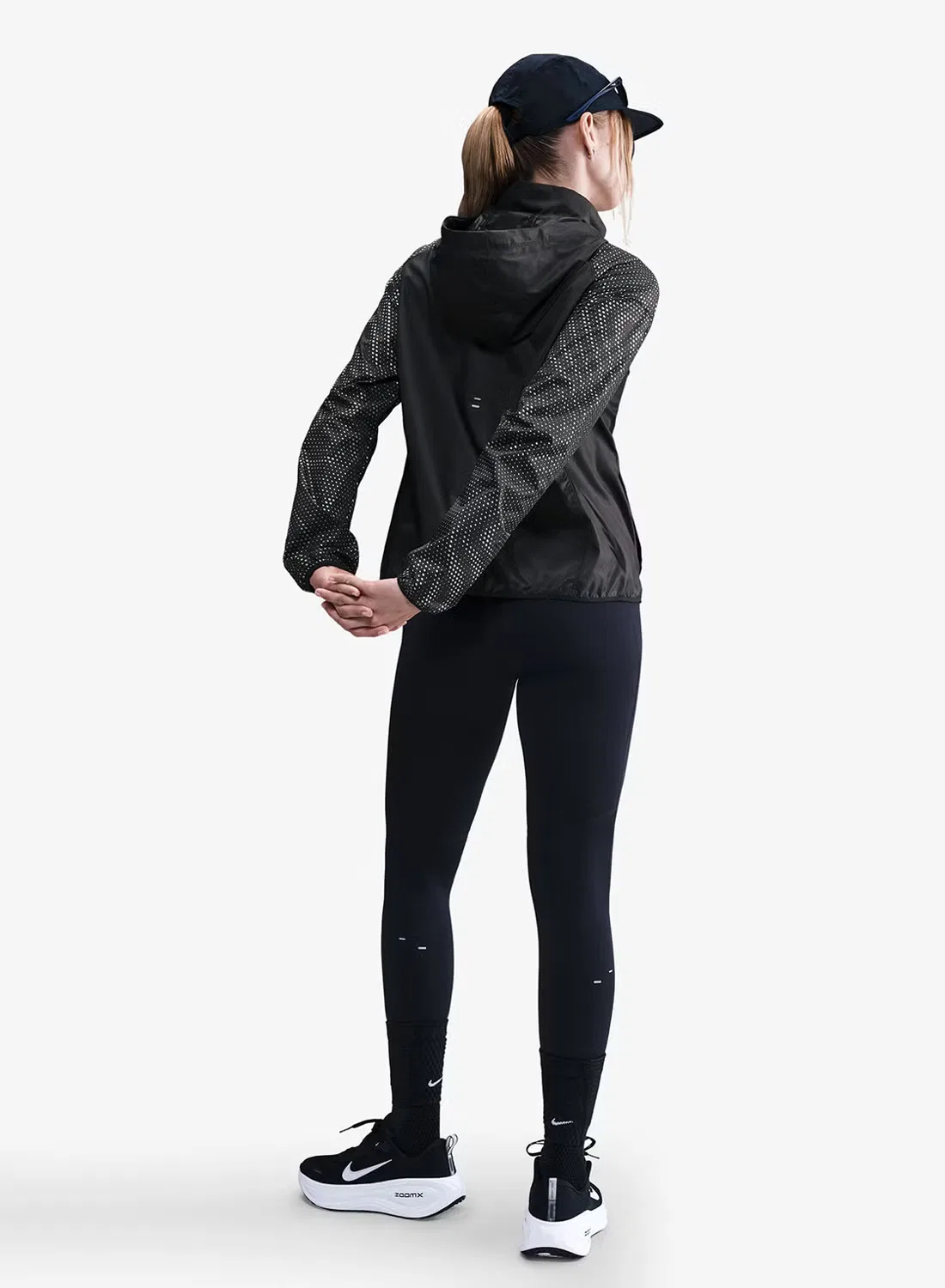 Куртка с защитой от влаги Tempo Repel Flash Nike, черный — фото 2
