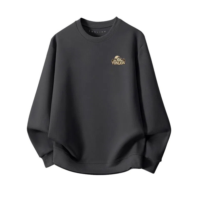 Детский свитшот с вышивкой Tonlion, Deep Gray