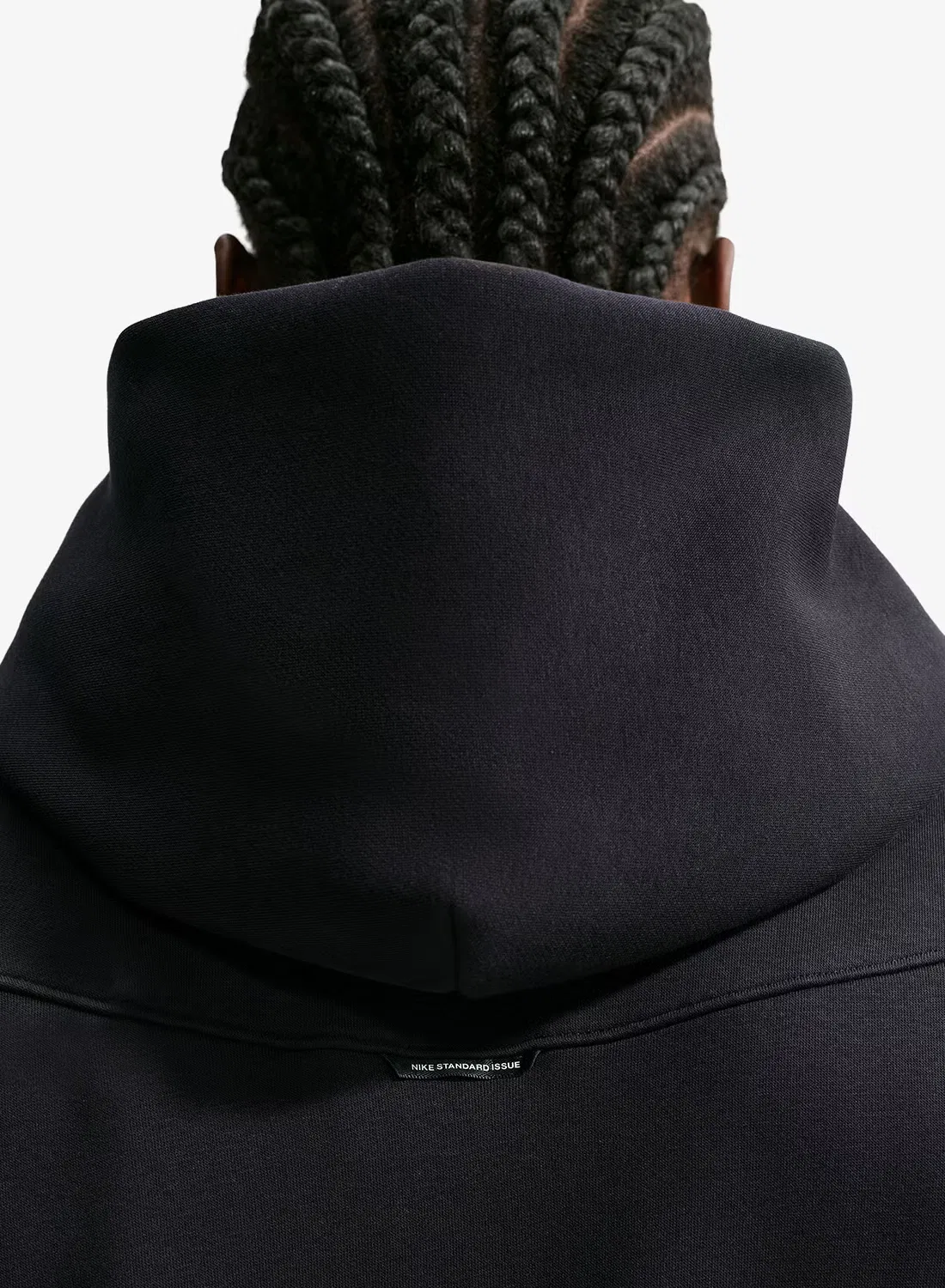 Худи с принтом черепа Tech Fleece Nike, черный — фото 4
