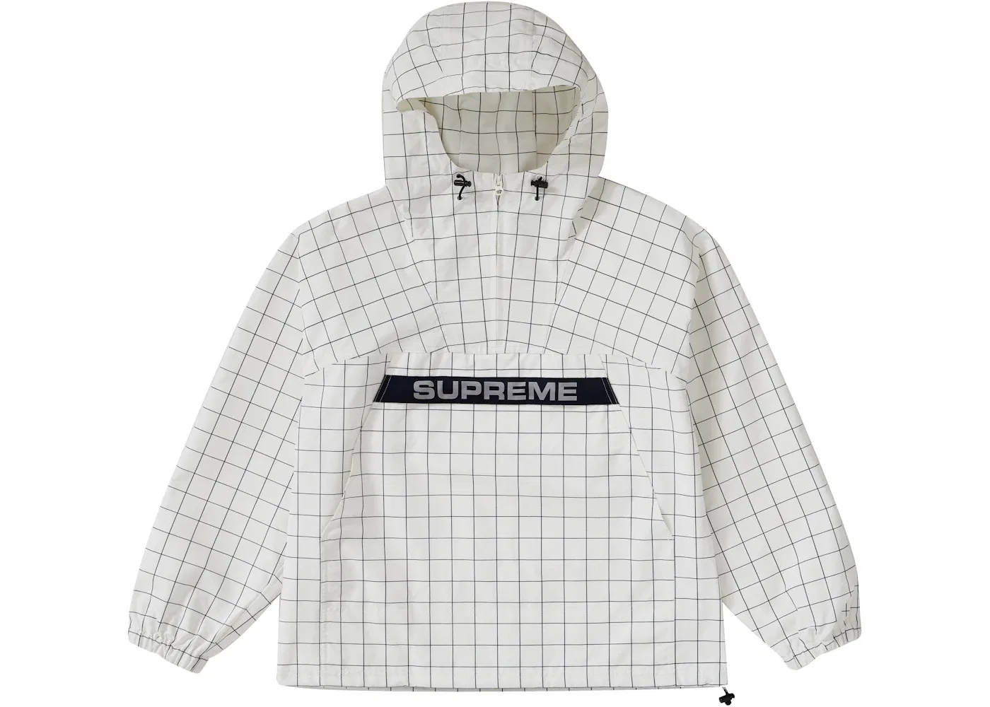 Мужская ветровка с принтом Supreme Anorak, Windowpane