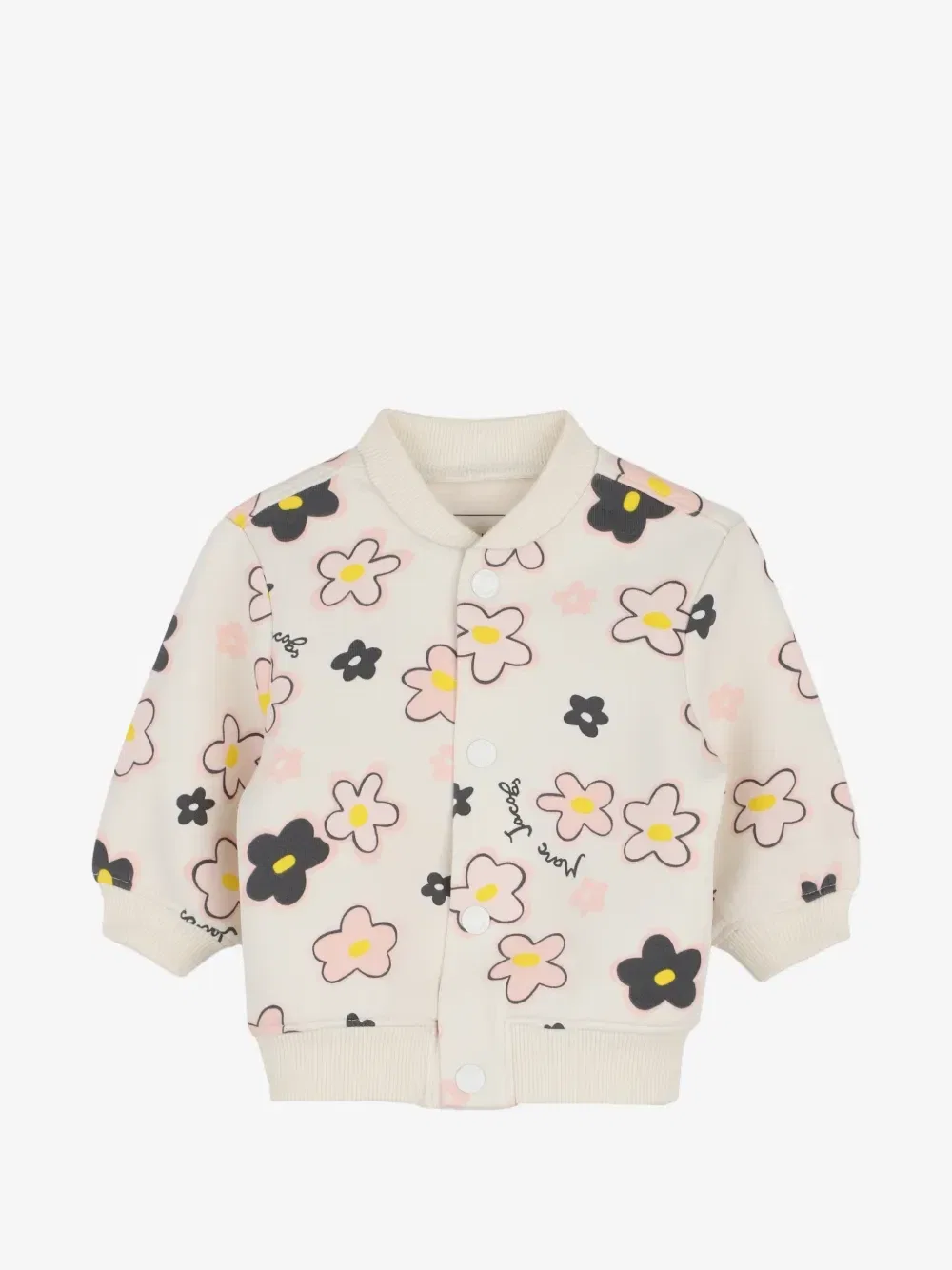 Спортивный костюм с цветочным принтом Marc Jacobs Kids, бежевый — фото 3