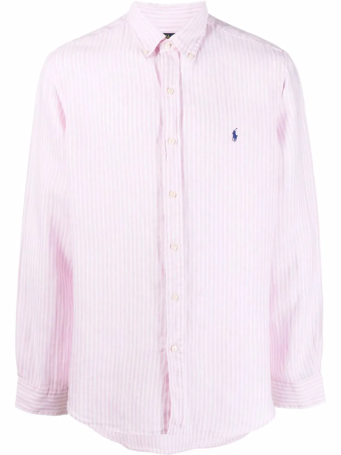Рубашка в полоску с логотипом Polo Polo Ralph Lauren, розовый