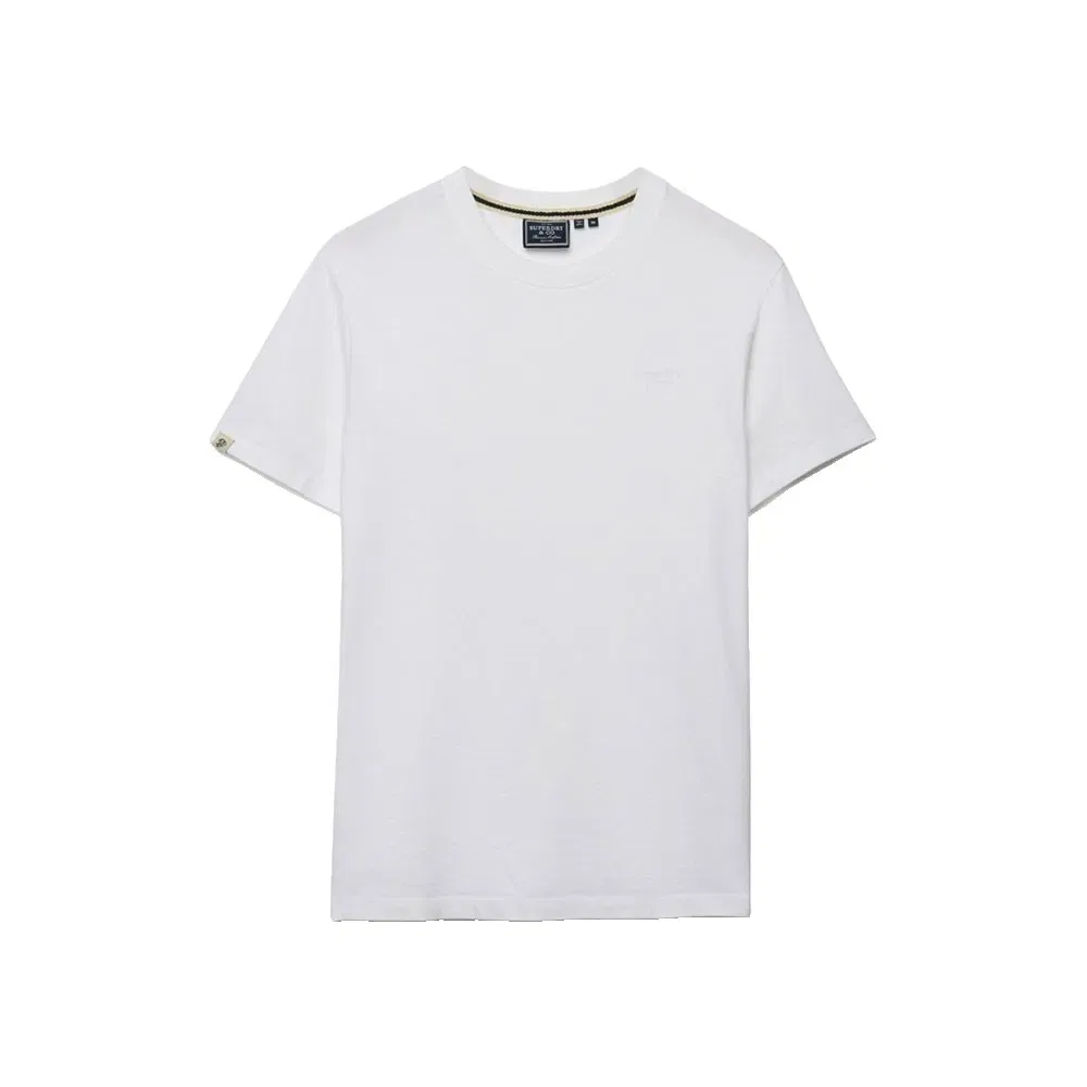 Мужская футболка с коротким рукавом Essential Serif Logo Superdry, White — фото 3