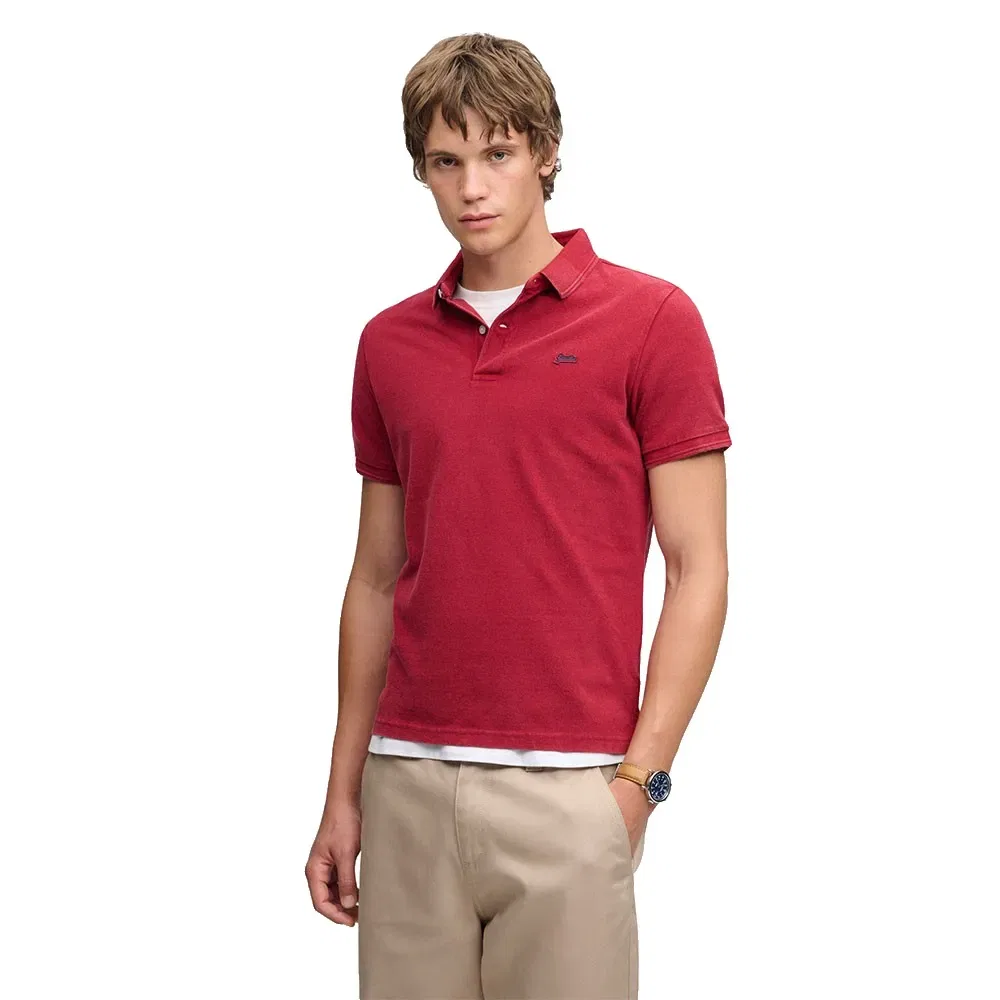 Мужское поло с коротким рукавом Classic Pique Superdry, Red