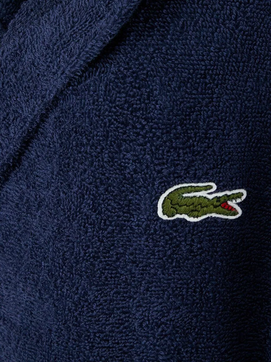 Банный халат LACOSTE LOPEN, морской синий — фото 4