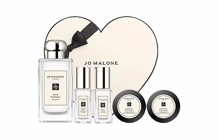 Женский подарочный набор парфюмерии Jo Malone London Blue Bell Heartbeat Beloved Limited Edition, Blue Wind Chimes Love Limited Perfume Gift Box