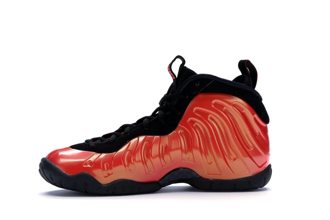 Детские кроссовки Lifestyle Nike Air Foamposite One, Habanero Red / Habanero Red-Black — фото 3