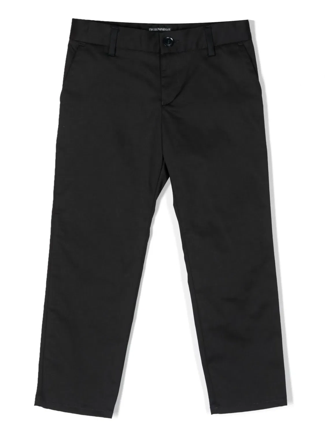 Прямые Брюки Из Хлопка Emporio Armani, синий