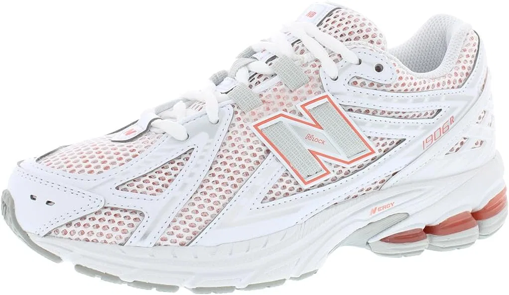 Детские кроссовки для девочек 1906 New Balance, White/Red-White