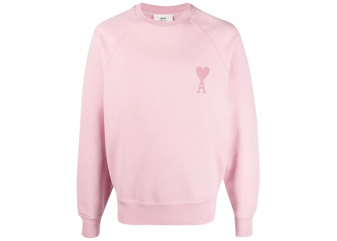 Мужской свитшот с принтом Ami De Coeur Ami Paris, Pale Pink