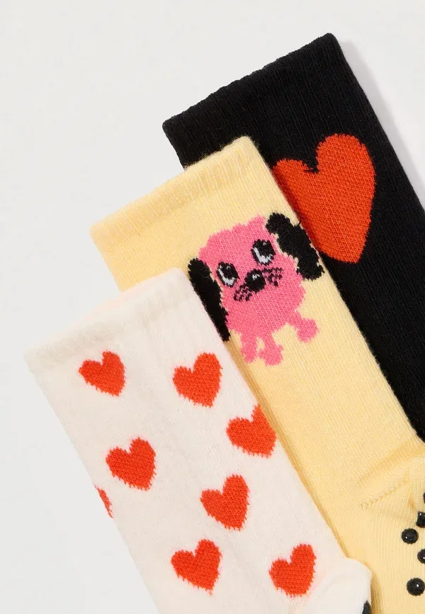Носки антискользящие 3 пары Doggie Mini Rodini, multicoloured, мультиколор — фото 2