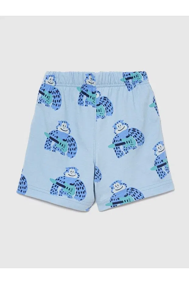 Детские шорты для мальчиков с принтом Gap, Light Blue — фото 2
