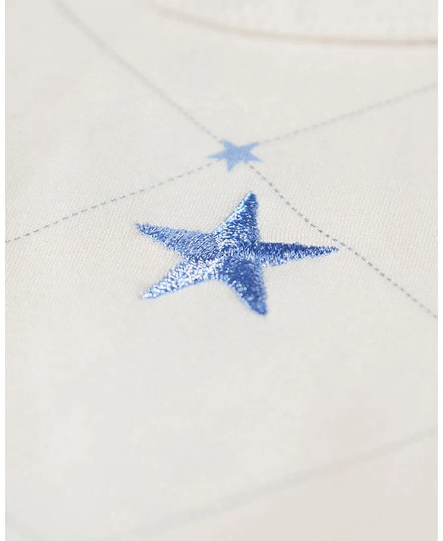 Боди с длинным рукавом с принтом Stars and Stitching MeMoi, Blue — фото 3