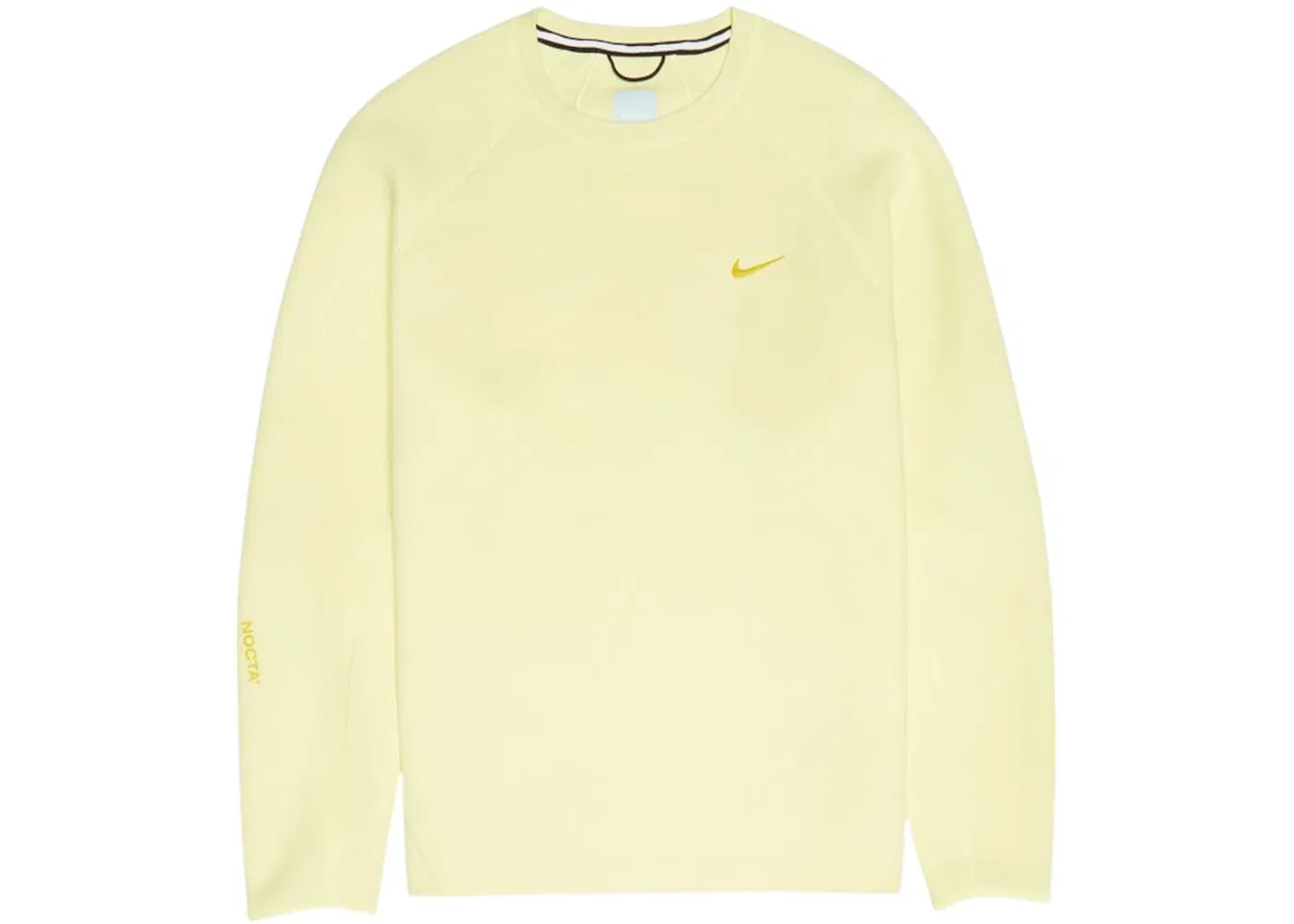 Мужской свитшот из флиса с технологией Tech Fleece Nike x NOCTA, Citron Tint Vivid Sulfur