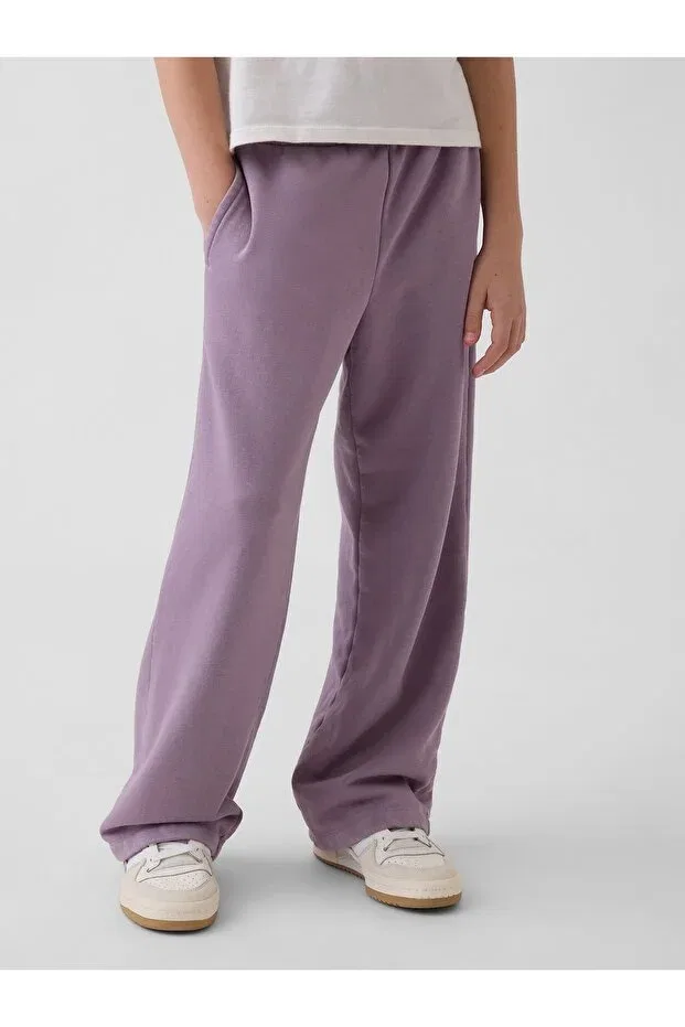 Детские спортивные штаны для мальчиков прямого кроя Gap, Purple-000 — фото 4