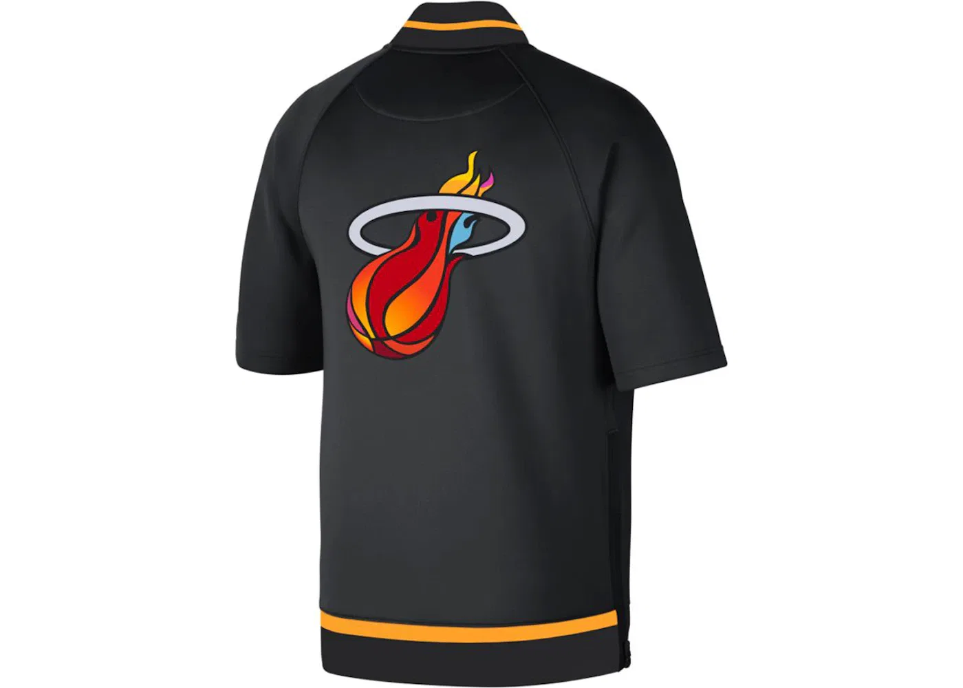 Мужская куртка с длинным рукавом Nike NBA Miami Heat Showtime City Edition, Black Multi — фото 2