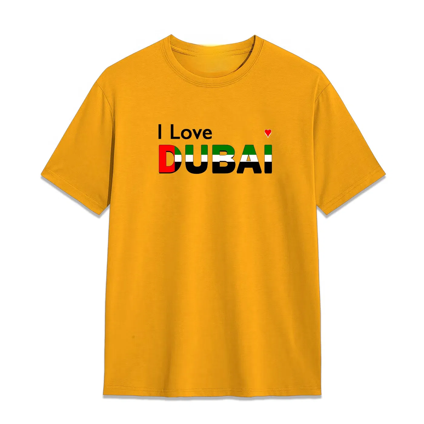 Футболка с принтом I Love Dubai Yoo Street, желтый