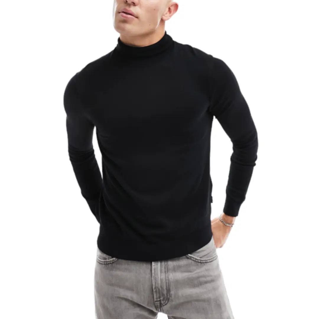 

Джемпер Only & Sons High Neck, черный