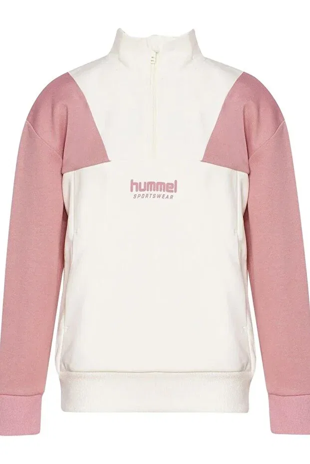 Детские свитшот для девочек с длинным рукавом Hummel, Purple — фото 3