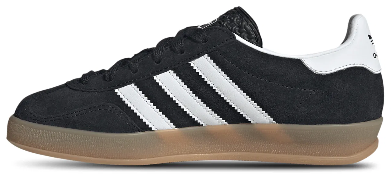 Кроссовки для мальчиков Gazelle Indoor Adidas, черный/белый — фото 2