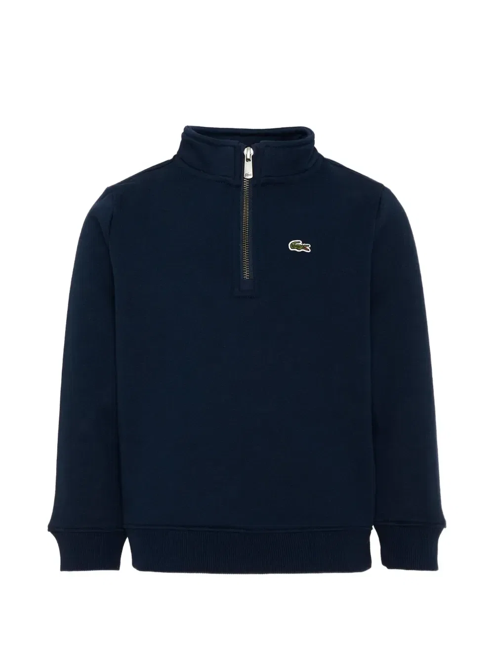 Свитшот с воротником на молнии Lacoste Kids, синий