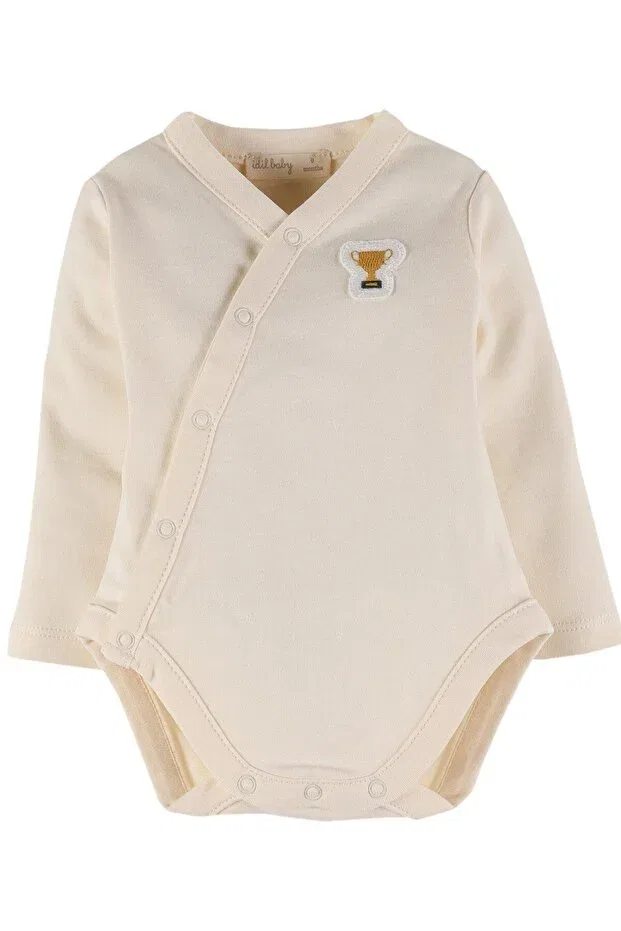 Детский комплект одежды хлопковый Organic set of 8 Idilbaby&Mamino, Ecru — фото 2