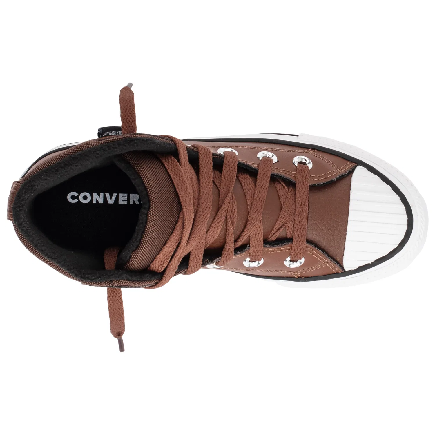Детские кроссовки на шнуровке Converse, Bear Nap/Black/White — фото 4
