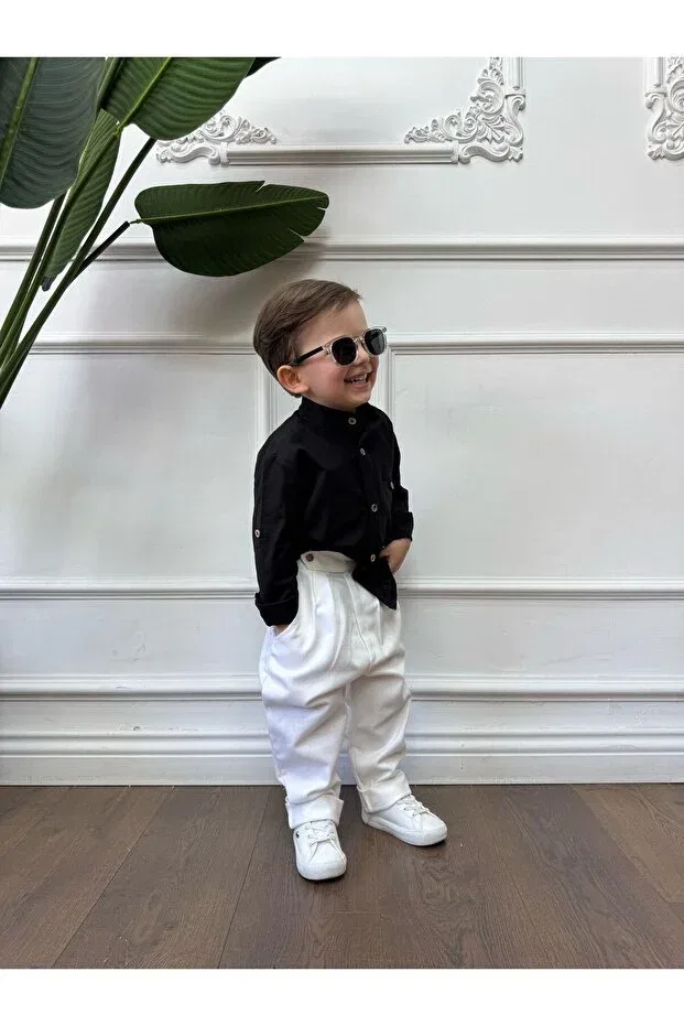 Детские брюки для девочек хлопковые Bohemiankids Baby Wear, Black