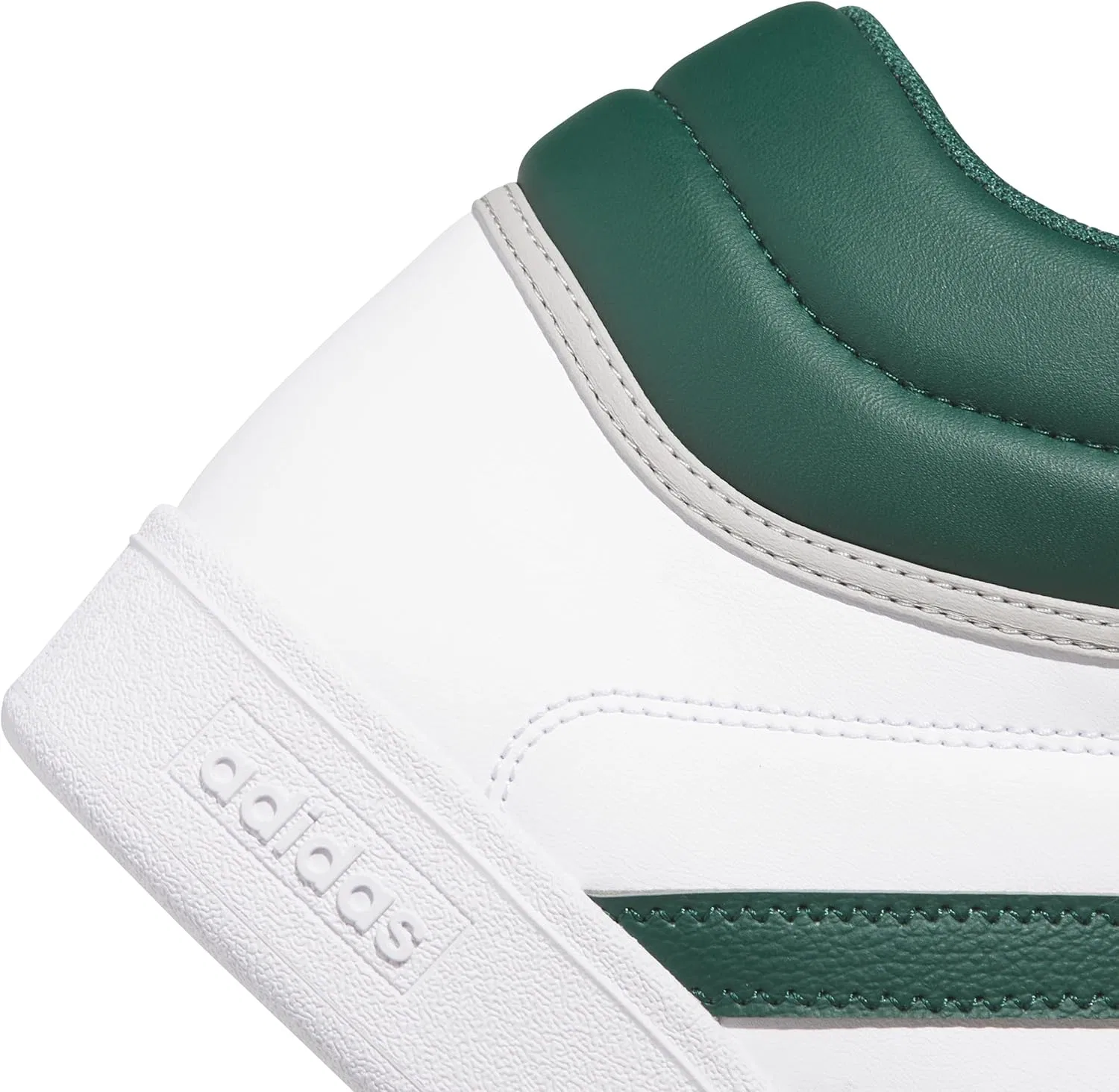 Кроссовки Adidas Unisex Hoops 4.0 Mid, Ftwr White Collegiate Green Grey Two — фото 4