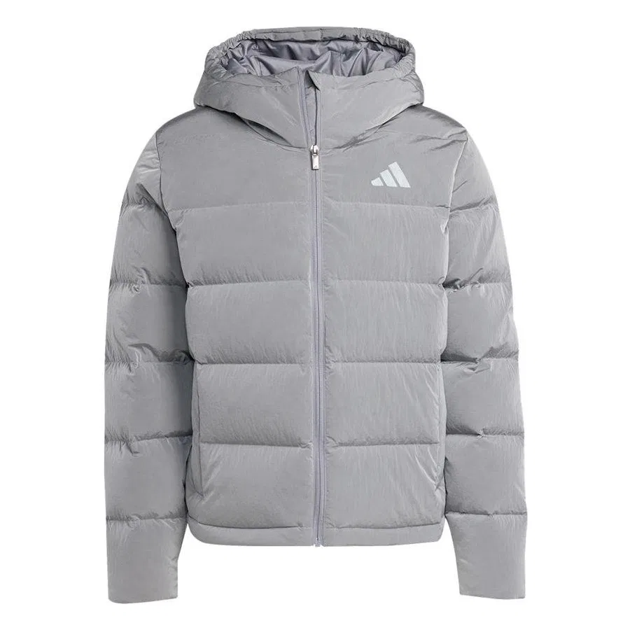 Мужская куртка с длинным рукавом Holiday D Jkt adidas, Серебристый