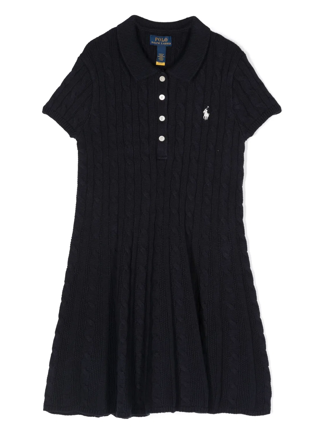 Платье-поло с узором Polo Pony Polo Ralph Lauren, синий