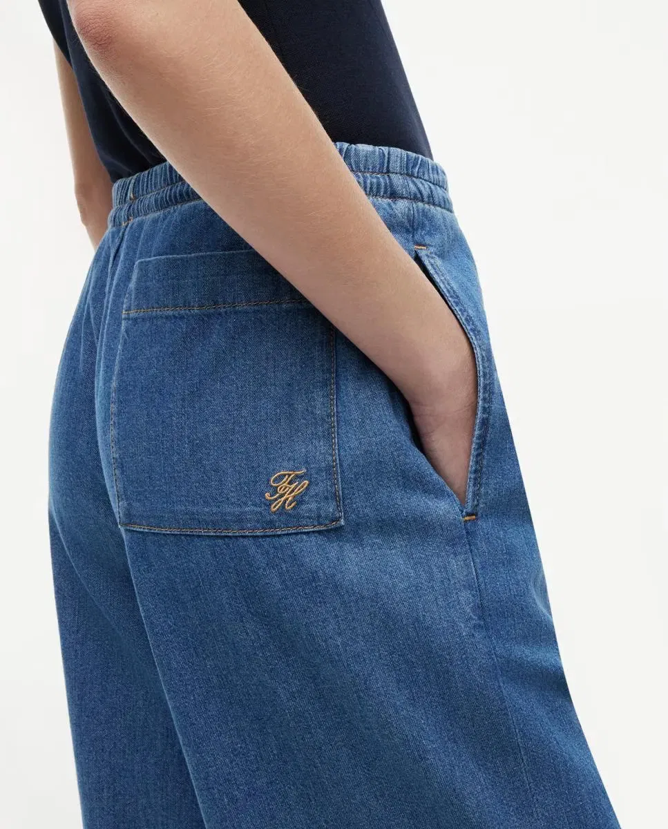 Женские джинсы с высокой талией Tommy Hilfiger, Azul — фото 3