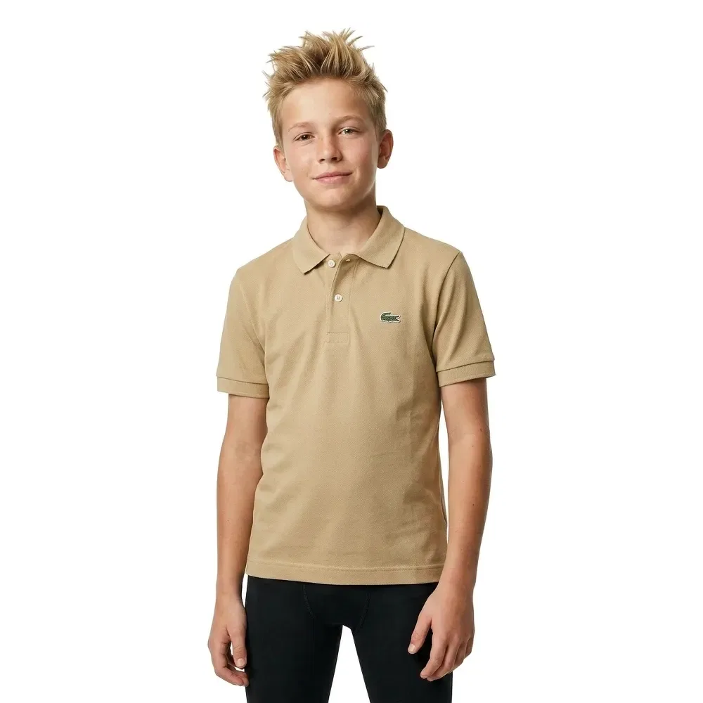 Сникерсы Lacoste Kids, бежевый — фото 3