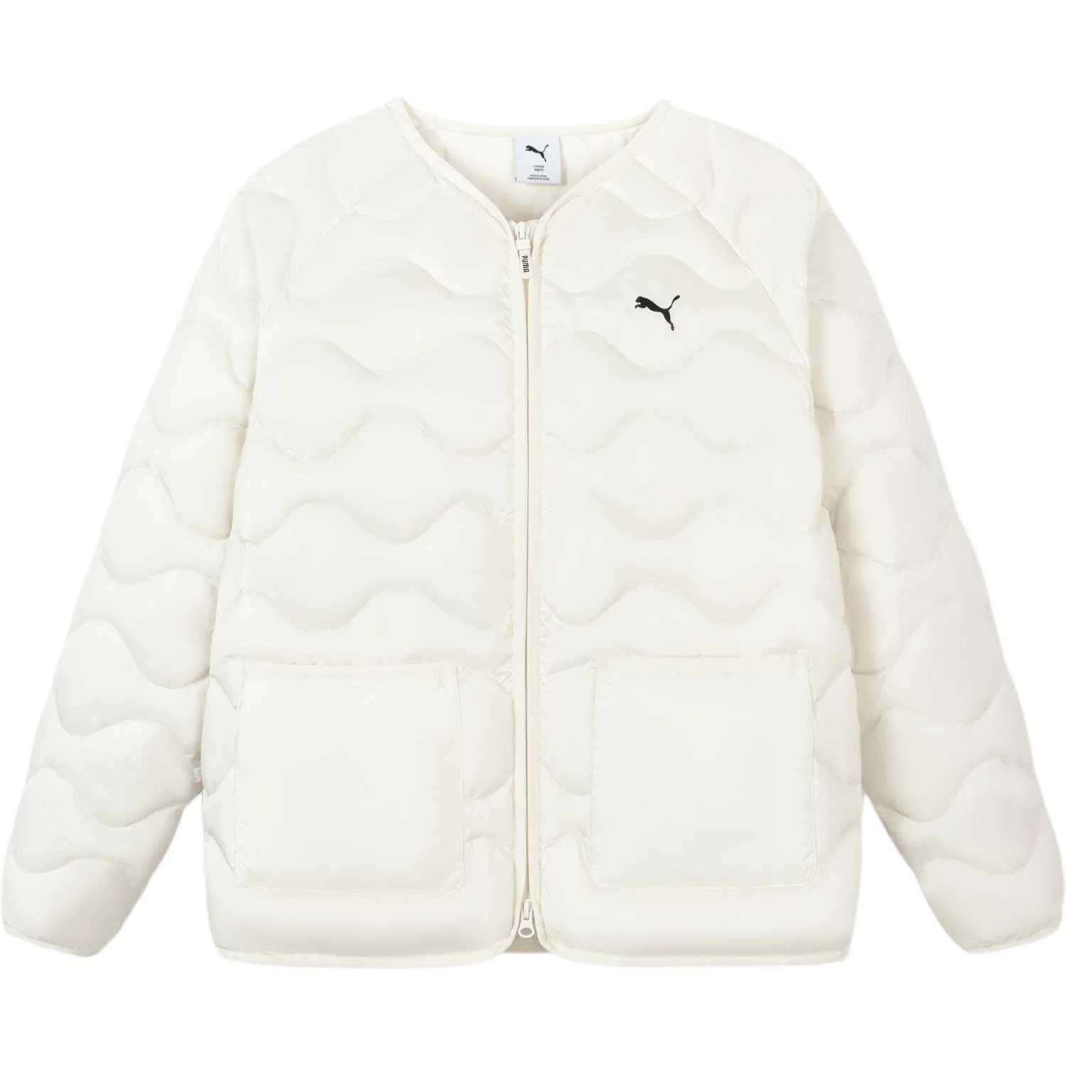 Детский пуховик с V-образным вырезом Raw White 10104 PUMA