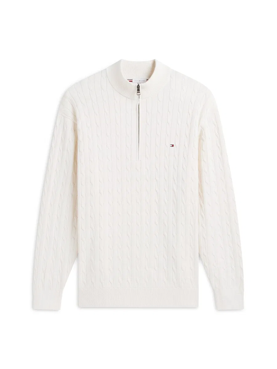 Свитер TOMMY HILFIGER 'CLASSIC' цвета слоновой кости
