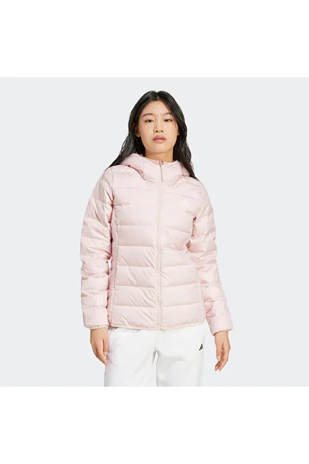 Женская зимняя куртка-парка с наполнителем из пера Adidas, Pink