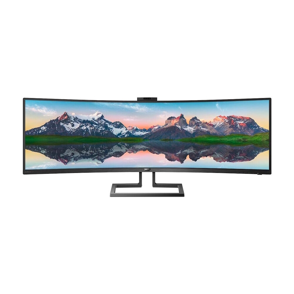 Изогнутый монитор Philips SuperWide 499P9H1, 49", 5120x1440, 70 Гц, VA, черный — фото 2