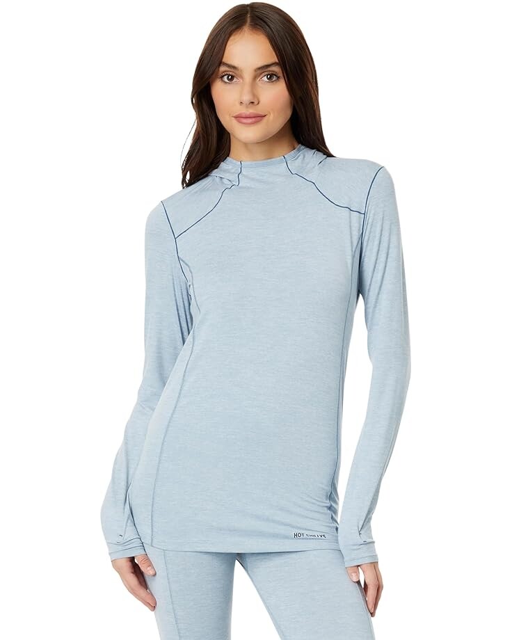 

Худи Hot Chillys Clima-Tek, цвет Ashley Blue Heather
