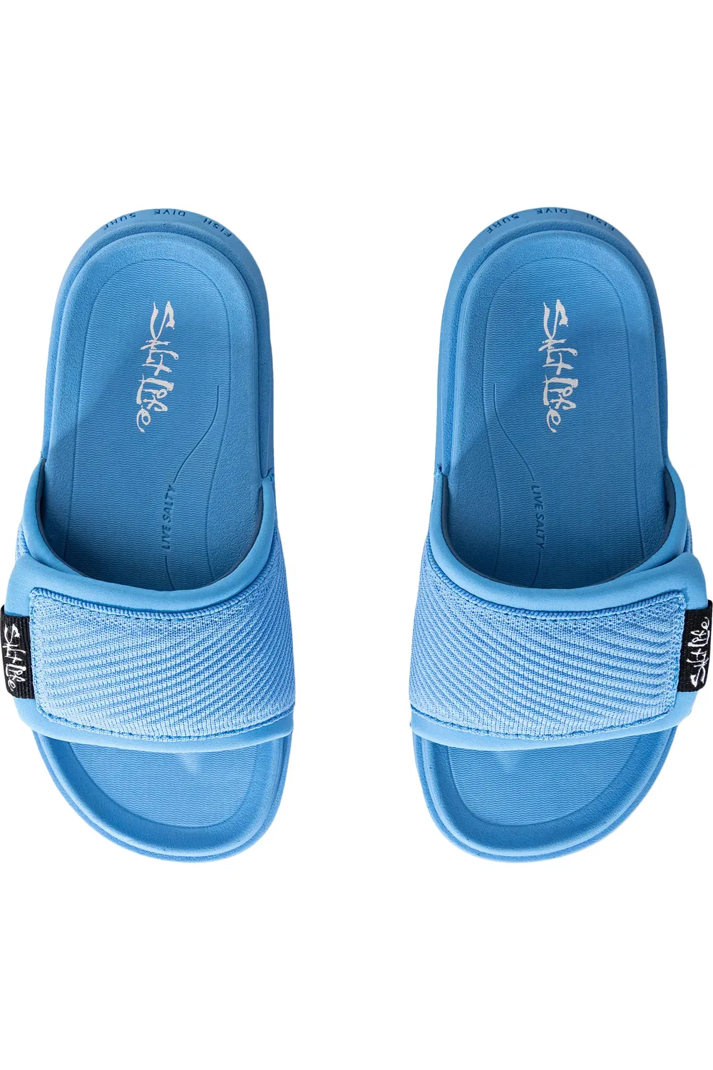 Детские сандалии шлепанцы с поддержкой свода стопы The Breakwater Sandal Salt Life, синий/оранжевый — фото 4