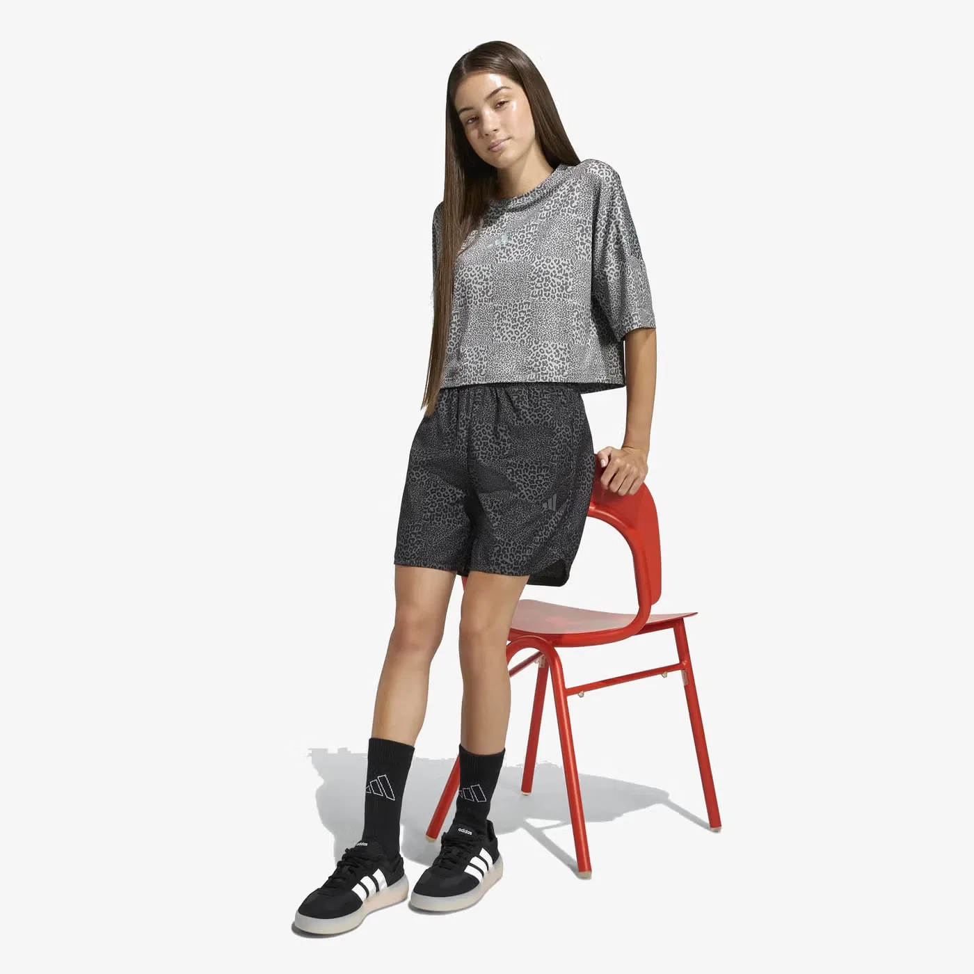 Шорты с принтом Future Icons Adidas, черный — фото 4