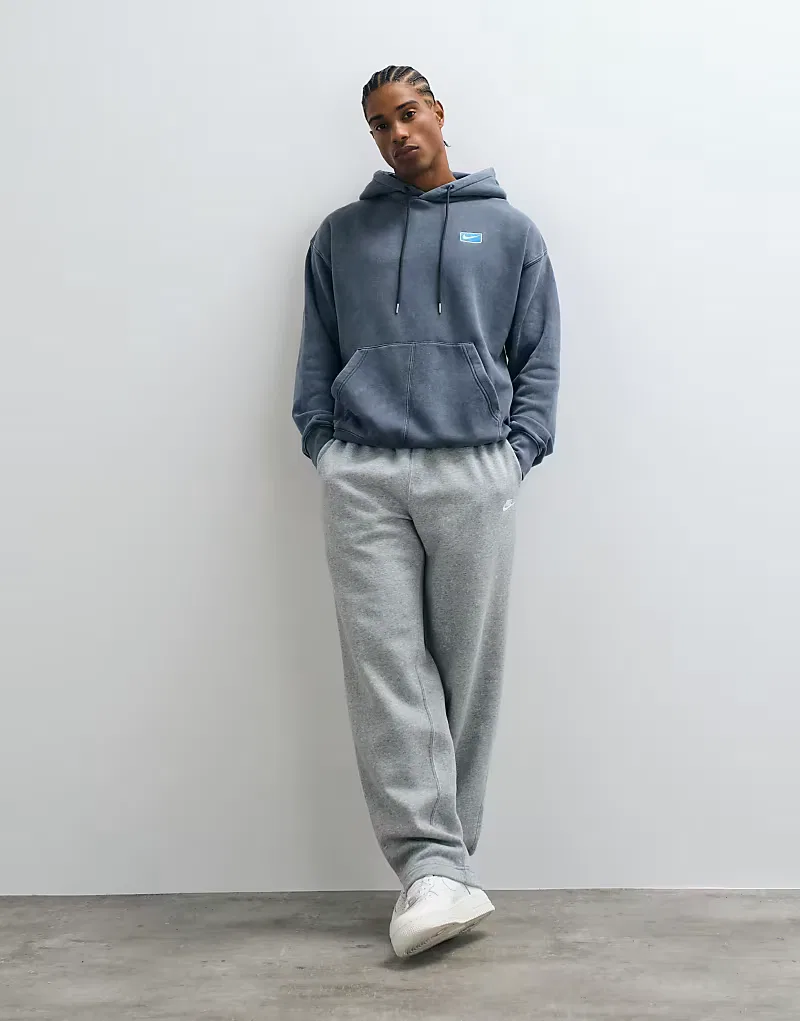 Худи Nike с графическим принтом в виде брызг на спине, черный — фото 3