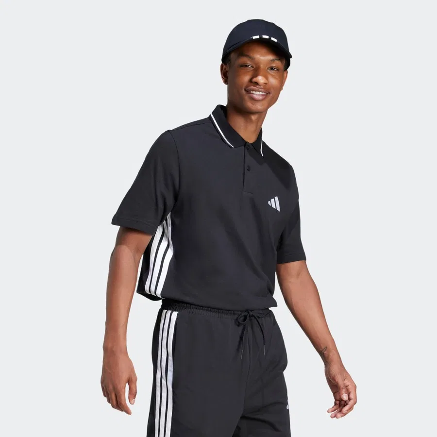 Футболка спортивная с коротким рукавом M 3s Pq Ps adidas, Черный — фото 2