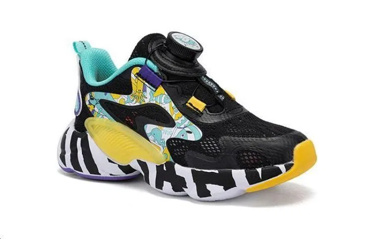 Детские кроссовки для мальчиков с амортизацией XTEP, Black Yellow — фото 4